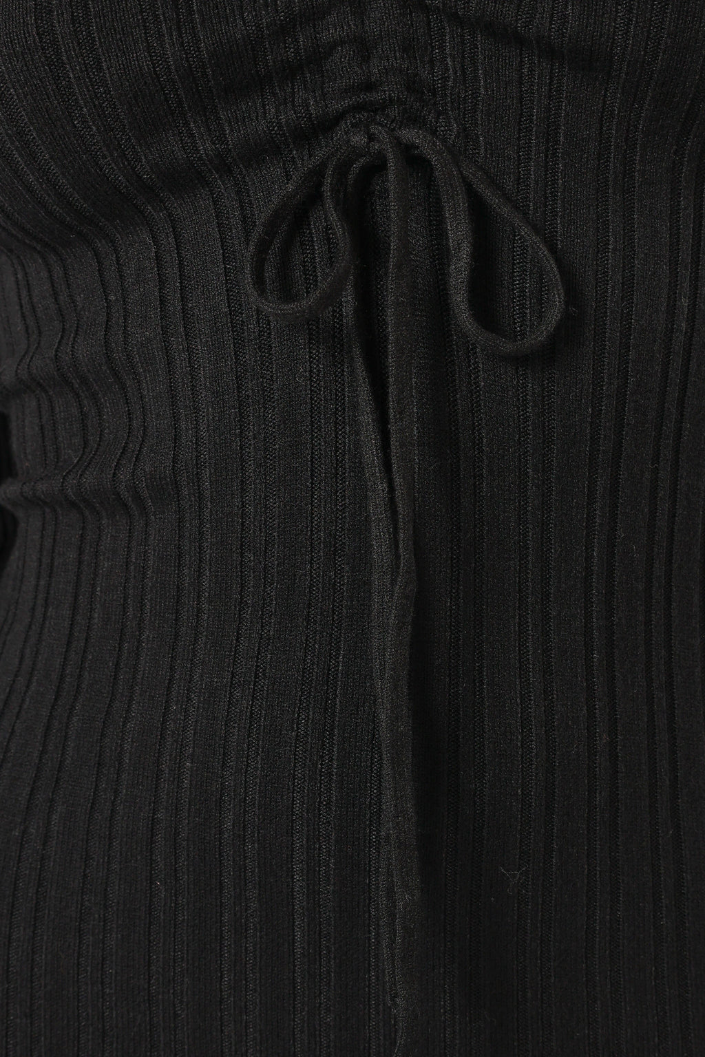 Irene Long Sleeve Midi Dress - Black